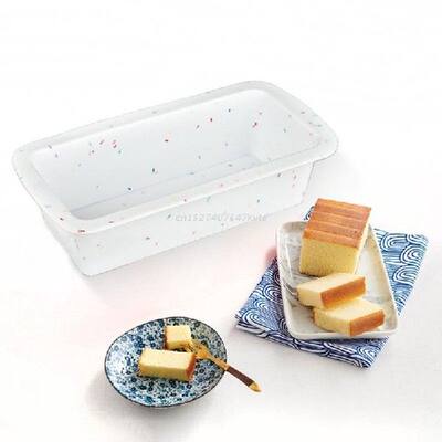 速发Rectangle Baking Mold Silicone Bread and Loaf Pan Homema