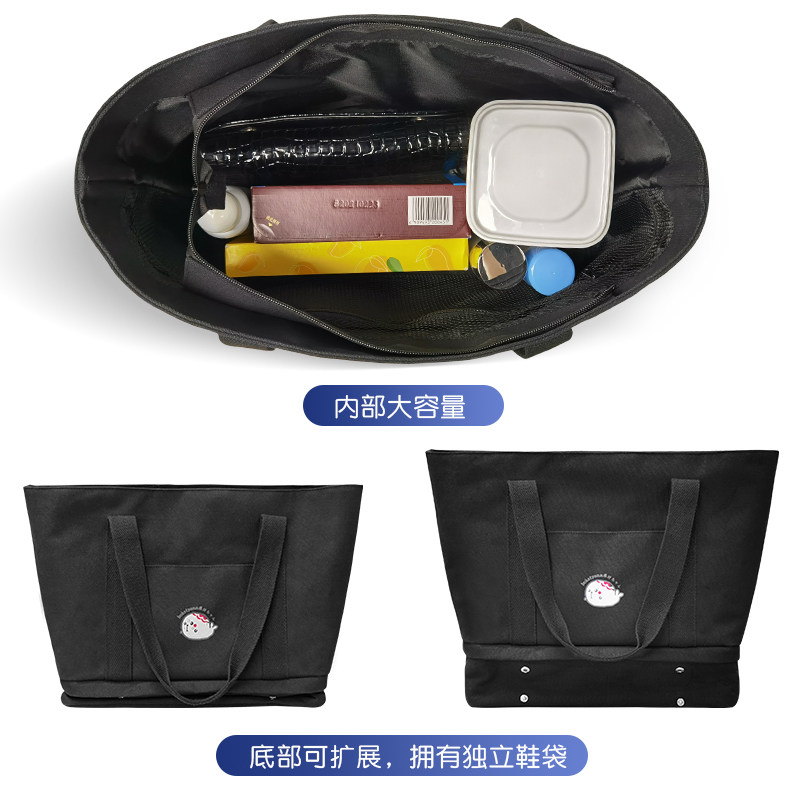 刚巧收纳旅行包手提包日韩版短途折叠拉杆待产包大容量便携行李袋