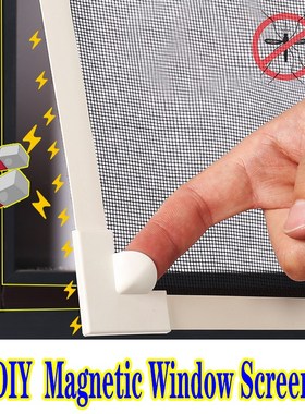 Insect Magnetic Screen Mosquito Window Adjustable DIY Custom