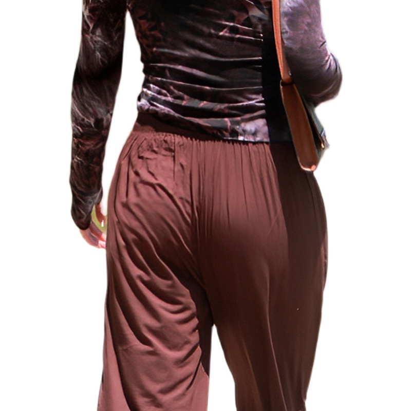 2022新款现代舞蹈裤子古典舞日常两用练功服宽松阔腿形体裤万年