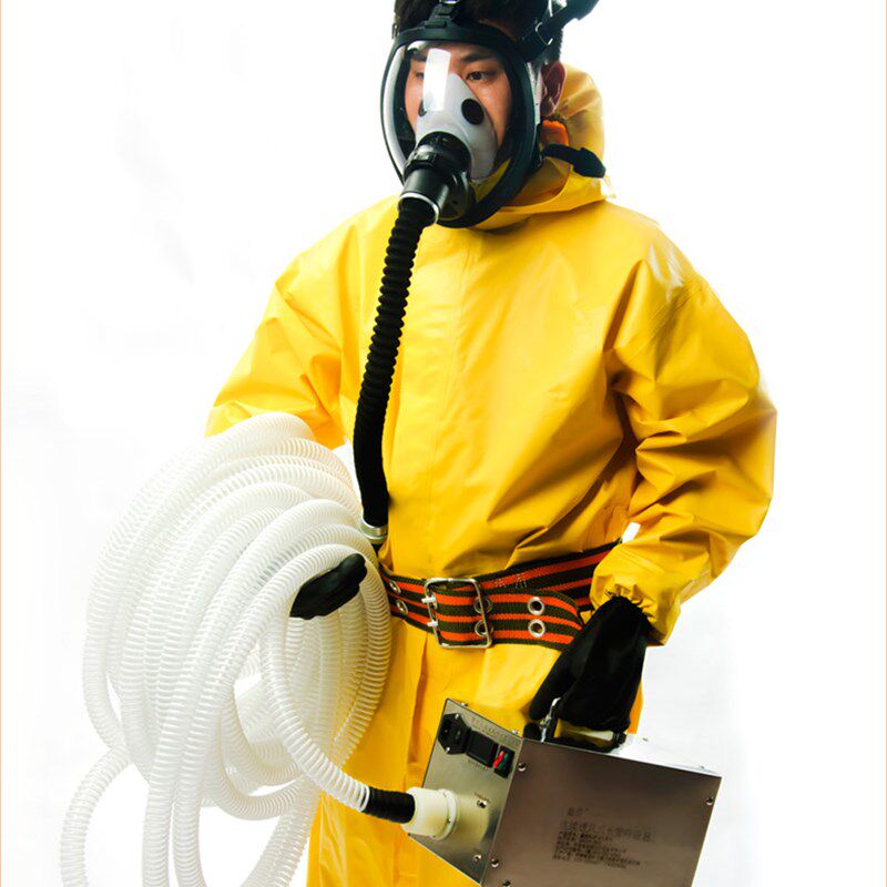 自吸式长管c空气呼吸器过滤式防毒面具面罩电动送风/正压式呼吸器