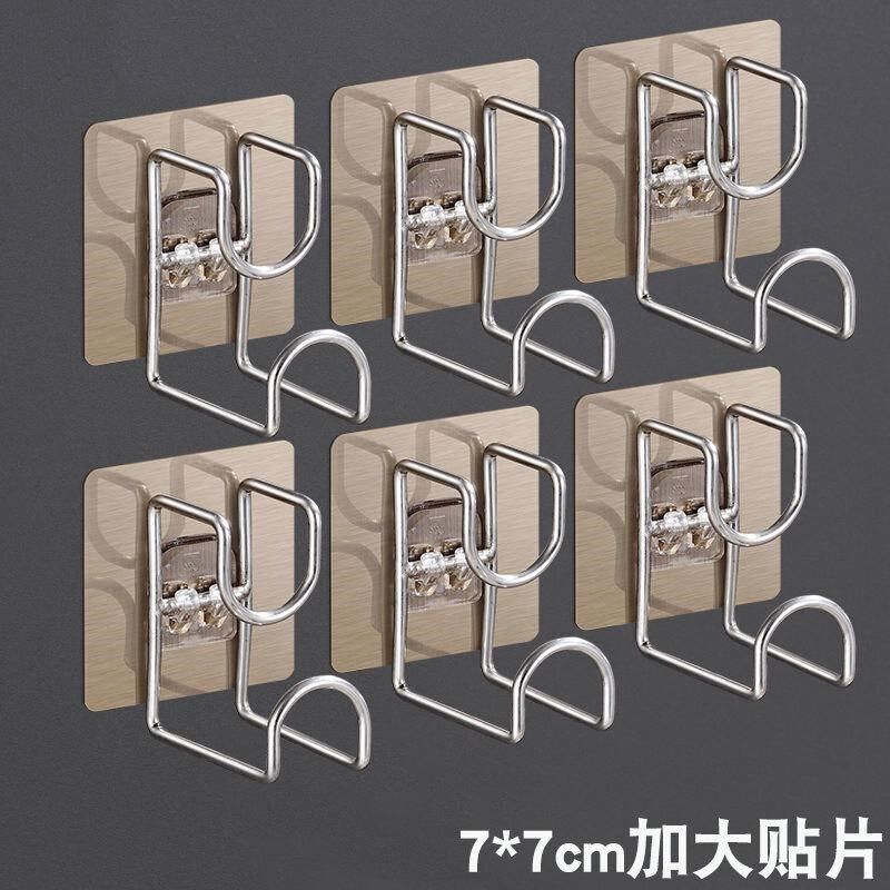 不锈钢脸盆架卫生间浴室置物架收纳架壁挂盆挂钩挂脸盆钩菜篮新款