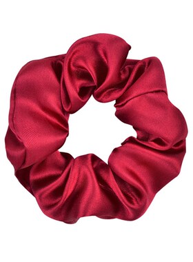 小众高货3.9 inch Women Silk Scrunchie Elastic Handmade Multi