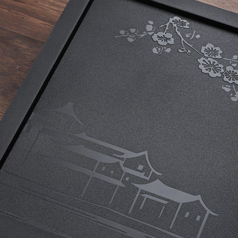 仿乌金石茶盘家用茶托盘功夫茶具简约茶台沥水石板茶几排水泡茶台,餐饮具,茶盘,淘宝优惠券,粉丝福利购,淘宝优惠卷