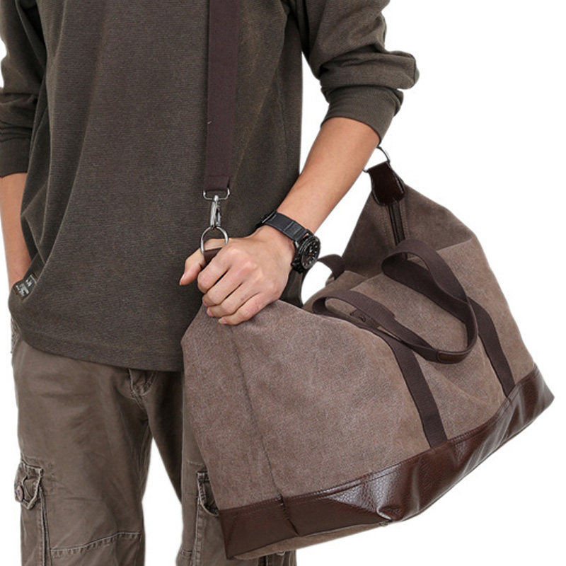 超大容量帆布f手提旅行包男女行李包搬家袋旅行斜跨出差旅游包登