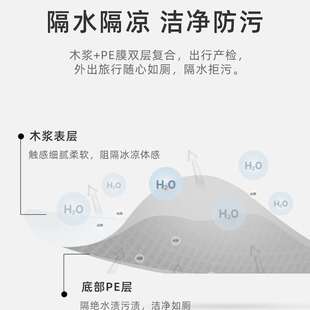 十月结晶一次性卫生马桶垫旅行黏孕坐垫纸坐便套防水贴产妇月子