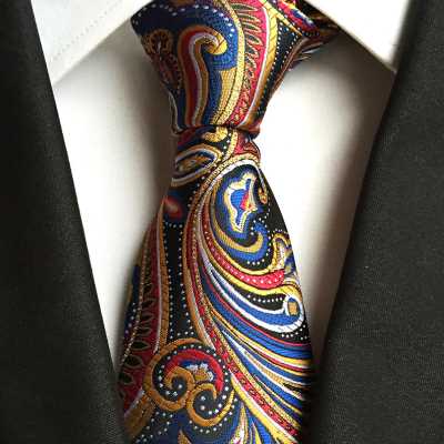 速发Necktie Tie Classic Silk Woven JACQUARD Mens Neck Ties