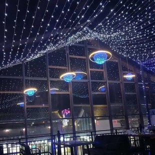 婚庆道具太空星球发光灯婚礼舞台吊顶橱窗通道留影区星空婚礼布置