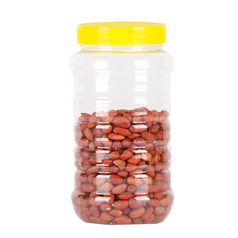 pet塑料d罐2.5斤蜂蜜瓶食品级塑料瓶加厚透亮密封桶带盖厨房储物