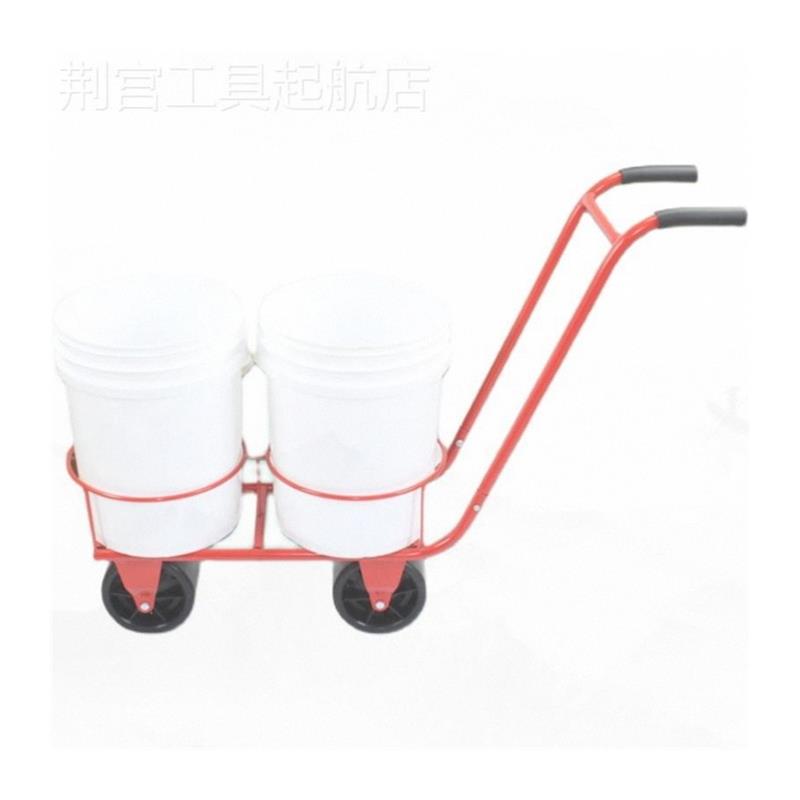 移动采车双槽大蔬菜m瓜果黄瓜番茄运输手推懒汉人车采棚摘工拉摘