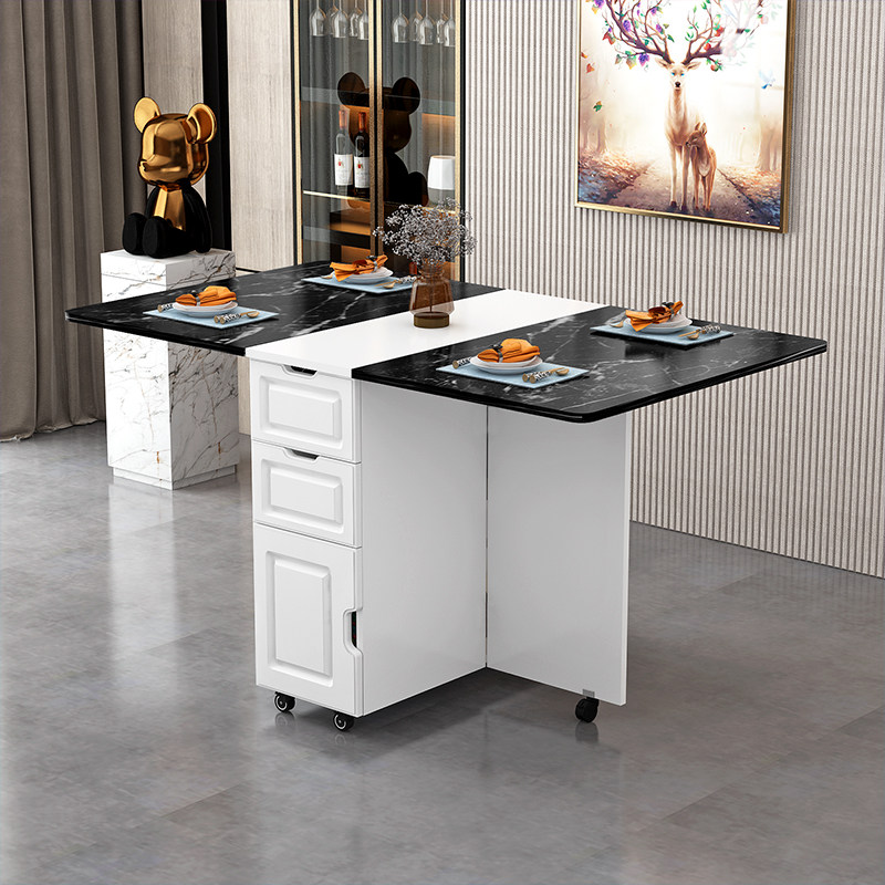 折叠餐桌家用小户型桌子简约现代多功能长方形可移动吃饭桌子,住宅家具,折叠桌,淘宝优惠券,粉丝福利购,淘宝优惠卷