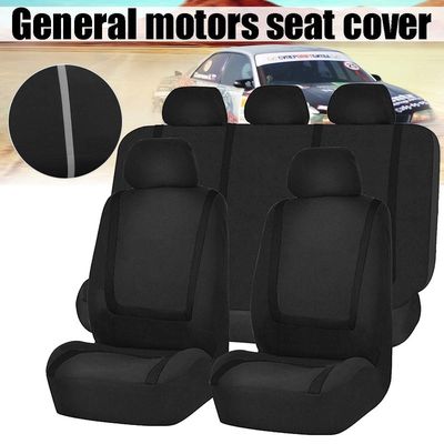 推荐9PCS Car Seat Cover Set Universal Automobile Seat Covers