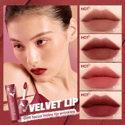 速发Matte Liquid Lipstick Waterproof Lip & Cheek Tint Double