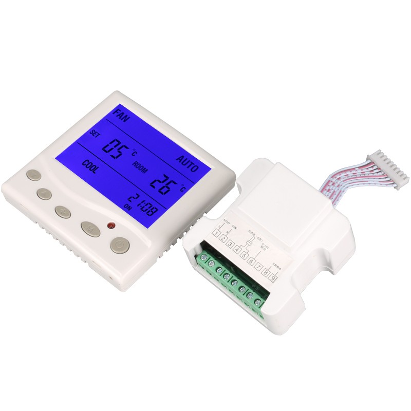 AC24V中央空调比例积r分智能型模拟量0-10V温控器浮点型控制器面
