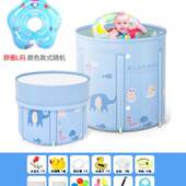 厂家保温婴儿游泳池洗澡桶免充气家用宝宝可折叠支架儿童加厚大游