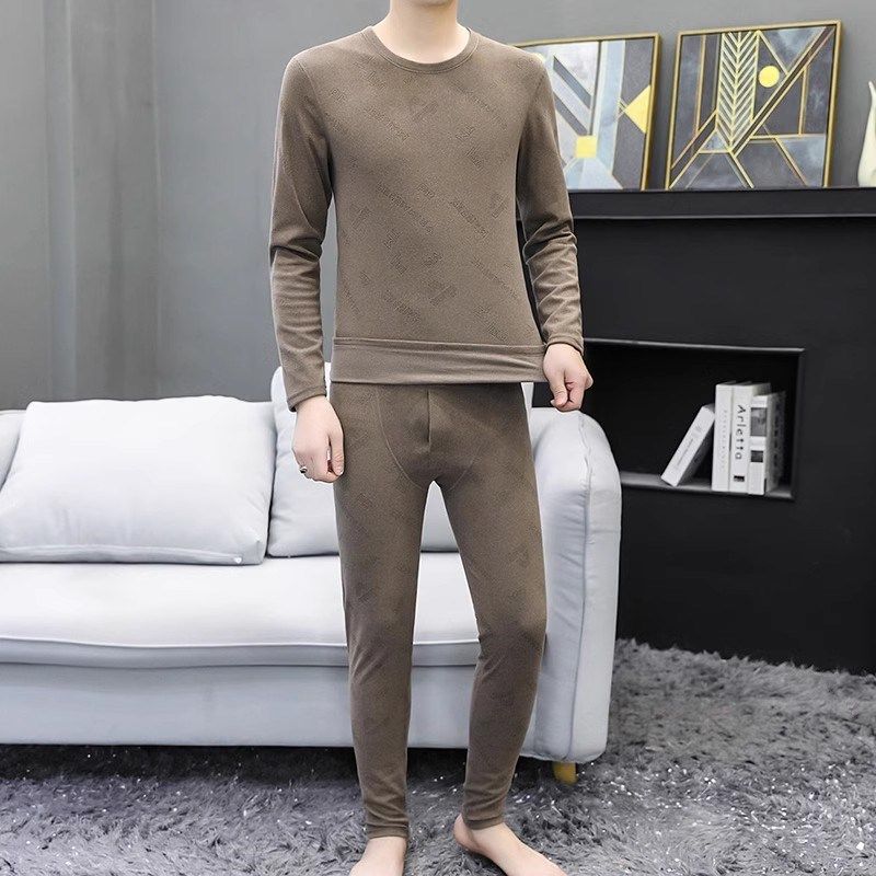 双面德绒保暖内衣套装男士磨毛打底衫秋冬季时尚雕花防寒秋衣秋裤,女士内衣/男士内衣/家居服,保暖套装,淘宝优惠券,粉丝福利购,淘宝优惠卷