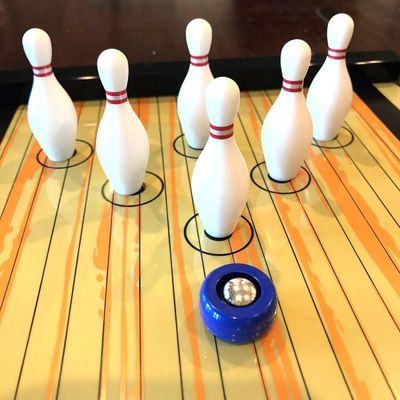 推荐Table Bowling Game Table Curling Ball Bowling Indoor Lei