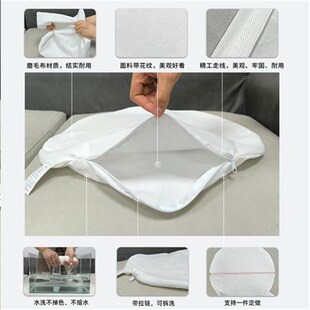 圆形抱枕套内胆套靠垫沙发枕芯套靠枕罩靠背内衬纯套子枕头不含芯