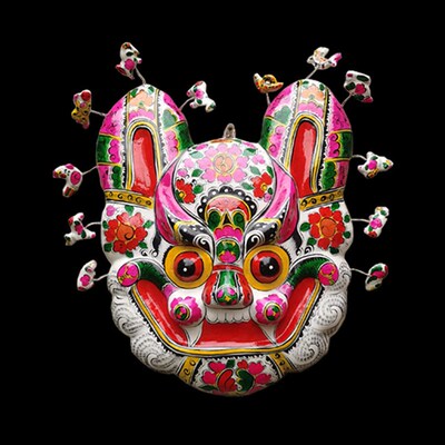 陕西凤翔彩绘泥塑大挂虎纯手工挂件中国风礼品非物质文化遗产