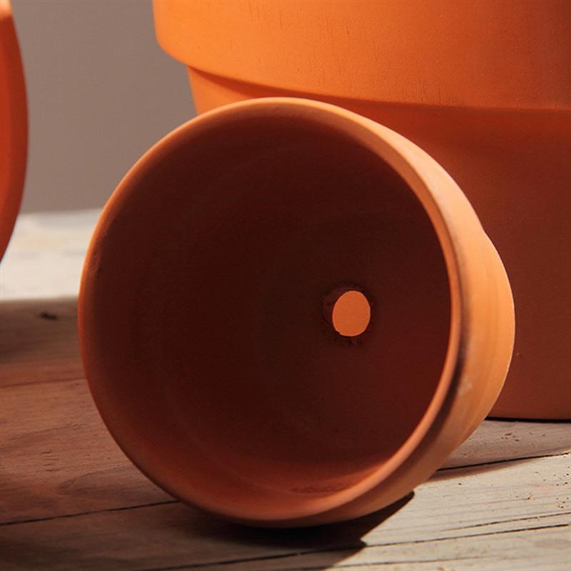 20pcs Red Pottery Flower Pot Terracotta Plant Pot With Hole