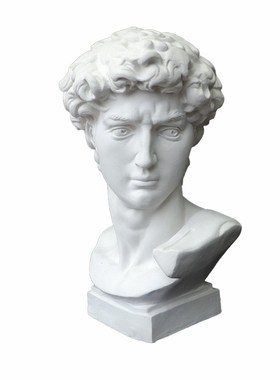石膏像大卫头像美术生素描静物欧式雕塑美术教具石膏人物头像胸像