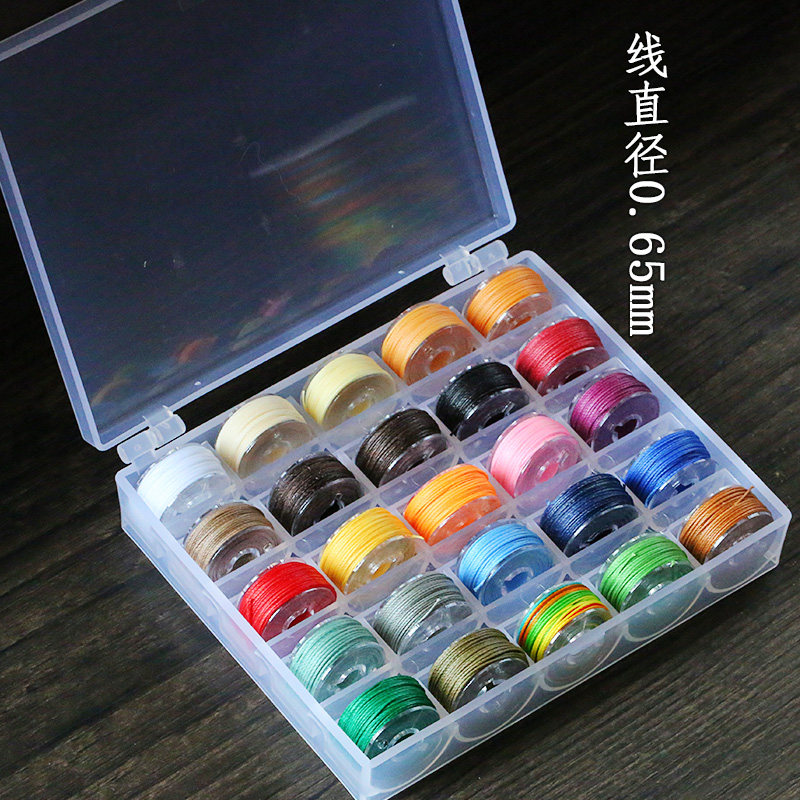 蜡线手工编织diy迷你南美圆蜡y线绳子手链吊坠红绳25色皮具皮革线