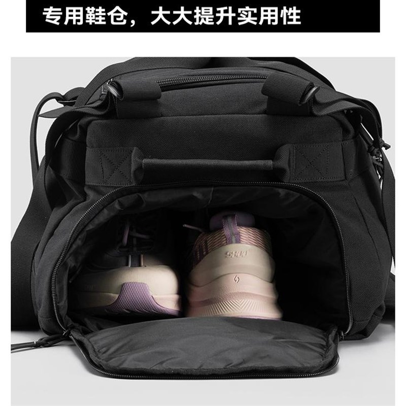 驴之户外男女大容量运动健身包圆桶包手提拎包单肩挎包双肩背包