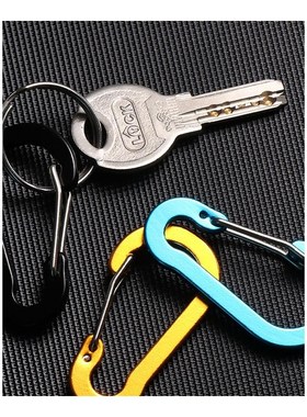 5PC Aluminum Alloy Carabiner Outdoor Backpack Camping Climbi