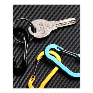Carabiner Alloy Aluminum Climbi Backpack Camping Outdoor 5PC