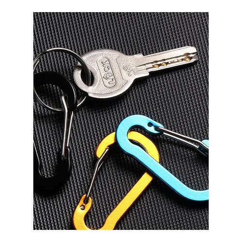 5PC Aluminum Alloy Carabiner Outdoor Backpack Camping Climbi
