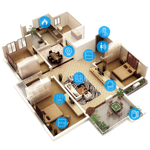 全屋定制智能家居控制系统套装 推荐 别墅主机中控无线模块开关面板