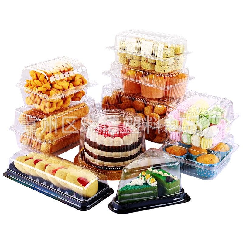 3120041030大号塑料饼干面包 一次I性切片装长方形粑粑西点蛋糕盒