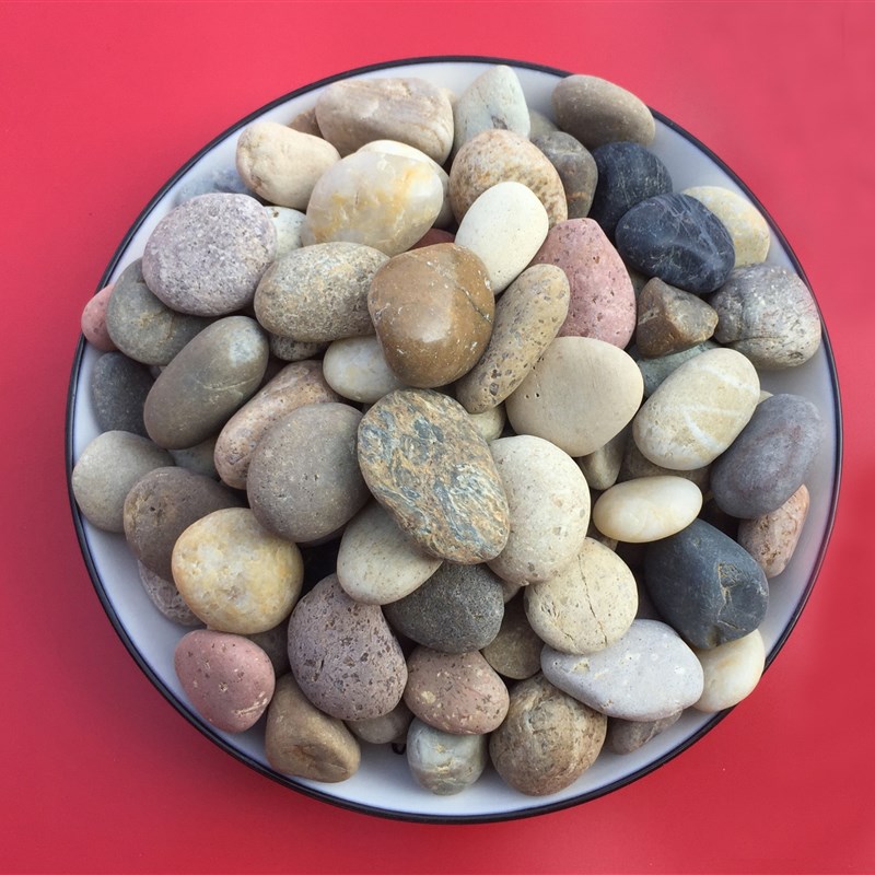 小众高货鱼缸里放的小石头小石子原石鱼缸花盆装饰盆栽造景园艺彩