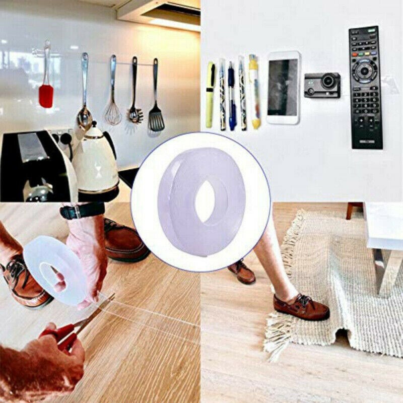 速发Transparent Double Sided Tape Household Wall Hangings Ad 包装 五金配件包装 原图主图