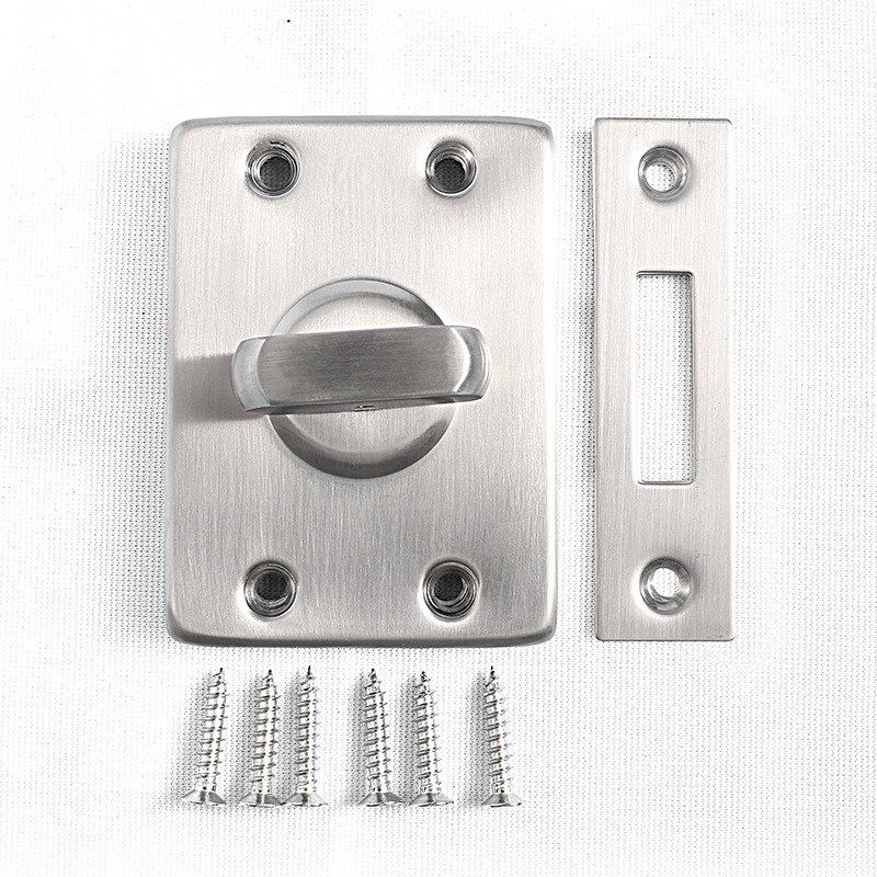 不锈钢插销卫生间门栓 防盗扣门锁卧室反锁神器卡扣搭扣明装锁扣