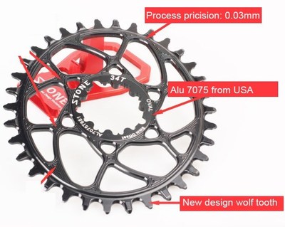 Stone Oval Chainring for BB30 0mm 0 mm Offset XX1 Eagle X01