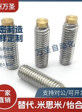 铜头内六角铜头止动螺栓 肩型缓冲动螺栓替代SBCPS8-10/12/16/20