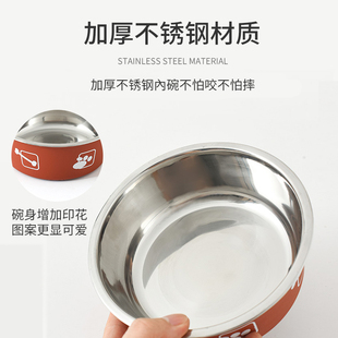 新品 宠物用品不锈钢饭碗狗盆水盆双层碗柯基中型犬狗狗水碗食碗狗