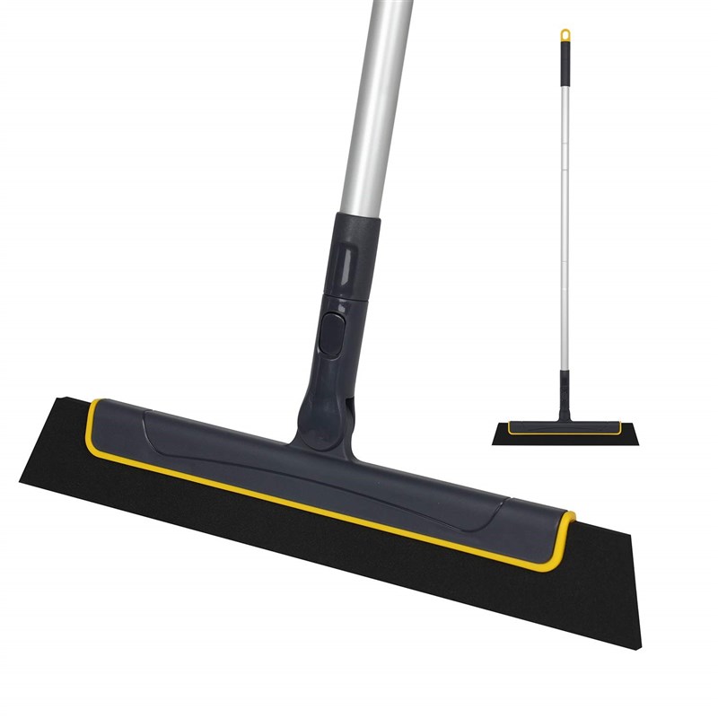 速发Eyliden 38 Inch Adjustable EVA Squeegee Broom Professio