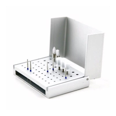 1 Pc 58 Holes Dental Bur Holder Stand Autoclave Disinfection