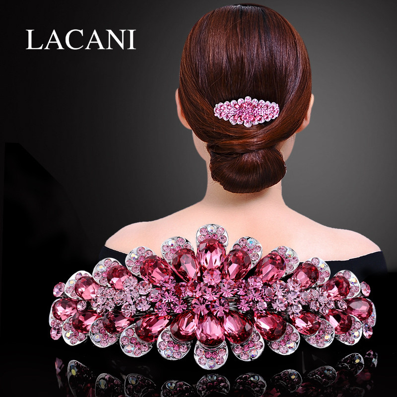 发夹顶夹后脑勺半扎发水晶一字水钻头饰大号弹簧横夹妈妈发卡,饰品/流行首饰/时尚饰品新,发饰,淘宝优惠券,粉丝福利购,淘宝优惠卷