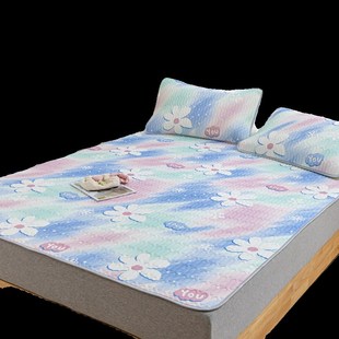 乳胶凉席三件套可折叠加厚防滑透气舒适裸睡席 小乐推荐