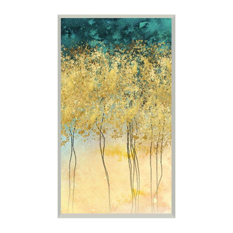 玄关背景墙壁纸简约现代个性发财树墙纸竖版走廊过道装饰壁画墙布,家装主材,无纺布墙纸,淘宝优惠券,粉丝福利购,淘宝优惠卷