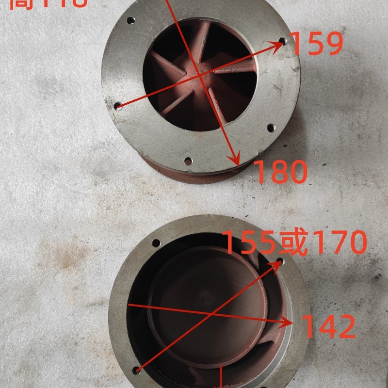 新品QY65-10-3油浸电泵3千瓦四寸泵头泵体叶轮65-7-2.2出水口环铸