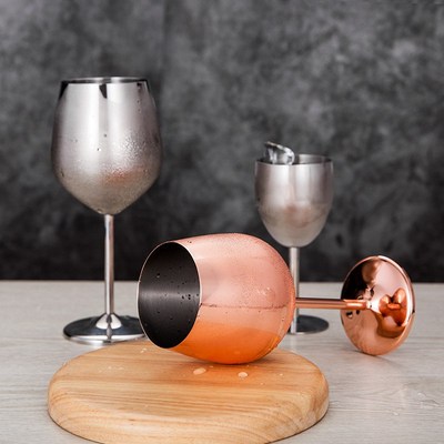 304 Stainless Steel Red Wine Glass Cocktail Champagne Juice