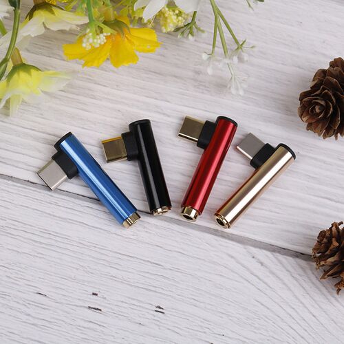 Aluminium Alloy USB Type C Male To 3.5mm Jack Female Earpho