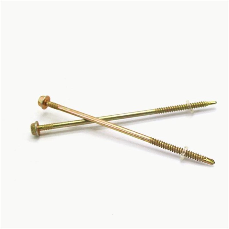 专用铁皮自功外六角自钻钻尾镙钢板自攻缧丝螺丝高硬度自贡螺纹钉