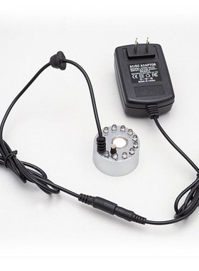 24伏静音潜水泵雾化加湿一体茶台鱼缸假山上水石流水喷泉摆件配件