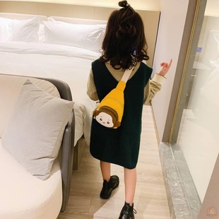 儿童小包包公主包包卡通帆布斜挎包小女孩可爱单肩包女童零钱包潮