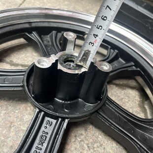 适用于九号电动车12寸N70C N75C N80C N85C前轮毂 前铝圈 前钢圈